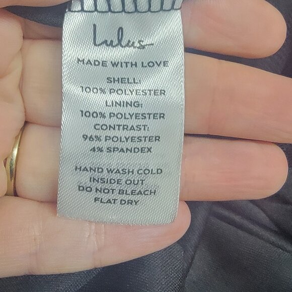 Lulus I'm All Yours Black Tulle Ruffle Maxi Dress Empire Waist Gown Plus Size 1X - Picture 6 of 6